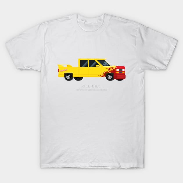 Kill Bill - Famous Cars T-Shirt by Fred Birchal